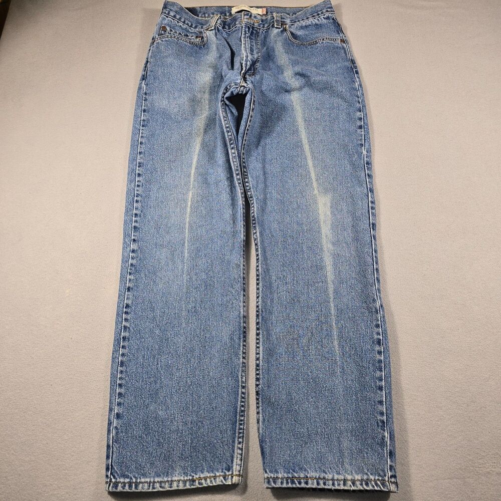 Levi's 505 Men's 36x32 Light Wash Jeans Regular Fit